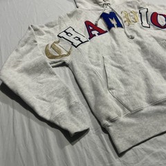 VTG Champion Varsity Letter Spell Out Hoodie Men’s Small Reverse Weave Sweatshir