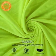 High Visibility Sweatshirt UPF50+ Quick Dry Lightweight Raglan Workwear