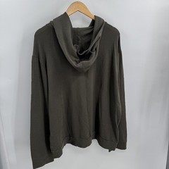 Monrow Mens Hoodie XXL Olive Green Rayon Blend Lightweight Soft Minimalist