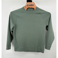 Lululemon City Sweat Crewneck Pullover Sage Green XL Sweatshirt Raglan Sleeve