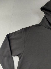 Champion Men Sweatshirt XL Black Logo Hooded Kangaroo Pocket Pullover Workout
