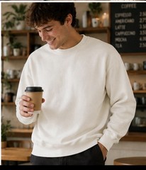 Gildan crewneck sweatshirt White