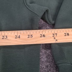 Jordan Sweatshirt Men Large Midnight Green Oversized Zip Hoodie Sweater Nike Air