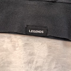 Legends Highland Hoodie Mens L Black Vented Snap Neck Athletic Gym Activewear