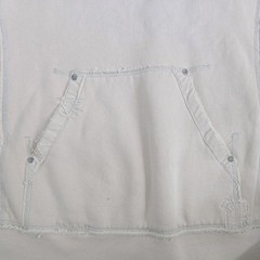 Triple Five Soul 555 Hoodie Pockets Womens Size L Long Sleeve Beige Vintage