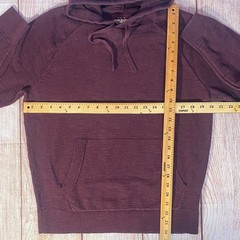 Alesbury Pullover Hoodie Maroon Mens M Kangaroo Pocket