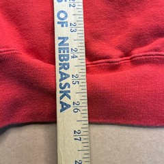 Nebraska Huskers Sweatshirt Mens Small Red Embroidered College Football