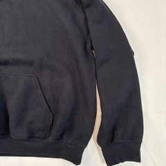 Gildan Men’s Black Pullover Fleece Hoodie Kangaroo Pocket Size XL