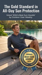 Mahi Jax Long Sleeve Hoodie Shem Creek Collection with 50+SPF sun protection