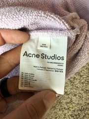 Acne Studios Wiener Dog Patch Hoodie Sweatshirt Nude Yellow Fits S tagged xxs
