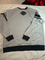 Harley-Davidson Men’s #1 Racing Crewneck Sweatshirt Heather Gray 2XL Modern