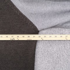 Triple Five Soul Mens Large Henley Knit Hoodie Pullover Sweatshirt Gray