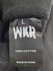 New WKR No Fear Heavy Cut Off Sweatshirt Men’s US Size L