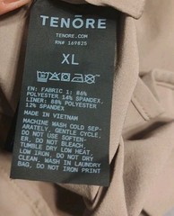 TENORE FLOW JACKET Mens Hoodie Hoody Zip Up Size XL – Beige Color MSRP $148