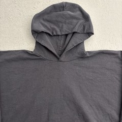 Yeezy YZY Blank Black Hoodie Pullover Men’s Size 2 Cropped Vultures Kanye USA