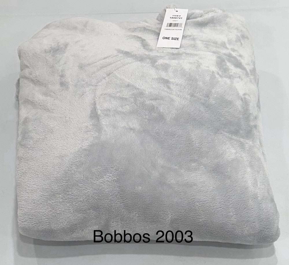 The Wayy Unisex Big Plush Lined Over-Sized Hooide, Light Gray, One Size