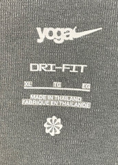 Nike Mens Yoga Dri Fit Hoodie Sweatshirt Athletic Gray XL