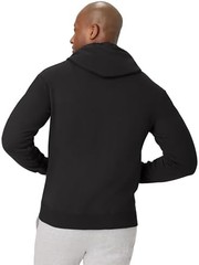 Men’s No Closure Hoodie Long Sleeve Hooded Neck Daily Wear Cotton, Cotton Blend