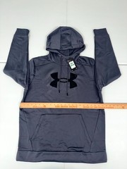Under Armour Fleece Big Logo Hoodie Mens Gray 1379743 Pick Size NWT $60