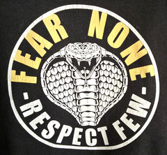 Cornerstore Bodega -FEAR NONE- RESPECT FEW- Cobra Hoodie Black Men’s XL Pullover