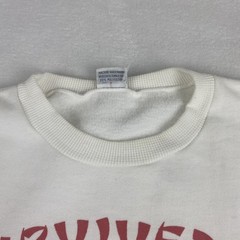 Vintage Dij Sum Shirts I survived China Graphic Sweater Medium White Sweatshirt