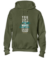 YOU CAN’T STOP THE WAVES HOODY HOODIE COOL SURFING SURFER TOP HOLIDAY CLOTHING