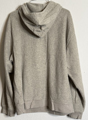 VTG Gap Hoodie Men’s Large Fleece Spellout Kangaroo Pocket Heavyweight Gray