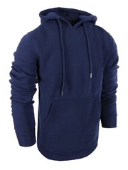 Hoodie Pullover Jacket Fleece Pull-Over Kangaroo Carry Pocket SLIM FITTING Hoody