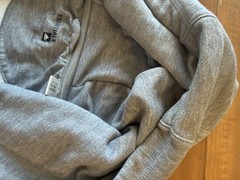 Adidas Sport Essentials Gray Full-Zip Hoodie Size L FREE SHIPPING!