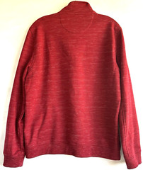 Men’s Large UntuckIt Sweatshirt Pullover Deep Red Burgundy Long sleeve