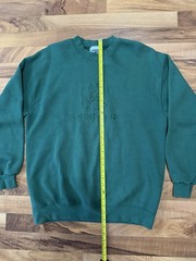 VTG John Deere Lee Sweatshirt Medium Green Embroidered Crewneck Heavyweight