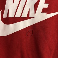 Nike Sportswear Mens Large Pullover Hoodie Red Long Sleeve Casual Lounge Basic
