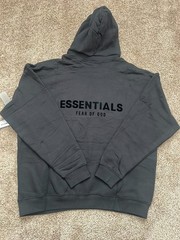 Fear of God Men’s Essentials Hoodie Stretch Limo Size Large