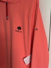 Redvanly Larkin Hoodie Mens XL Coral Stretch Long Sleeve Performance NWT