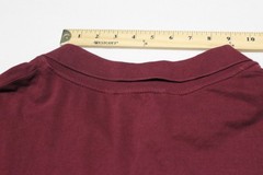Big Dude Polo Shirt Men’s Size 8XL Maroon Short Sleeve 100% Cotton