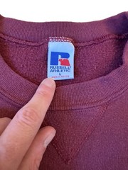 90s Russell Athletic Texas A&M University Aggies burgundy crewneck sweatshirt