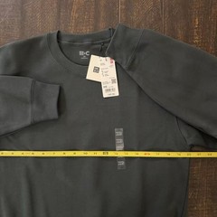 Uniqlo : C Oversized Sweatshirt Dark Green Size XXS