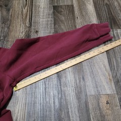 Alpha Hoodie Mens XXL Deep Red Pullover Sweatshirt Long Sleeve Hooded Activewear