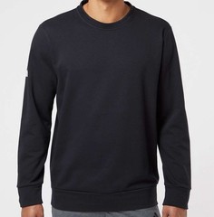 NEW Adidas A434 Unisex Black Fleece Crewneck Golf Sweatshirt – 2XL – 50% Off