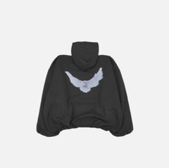 Yeezy Gap Engineered By Balenciaga Dove Hoodie Black 469530-02/460551-00
