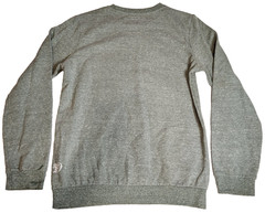 Tom Tailor Denim Mens Heritage Sweatshirt Sz S Gray Logo Basic Fit Long Sleeve