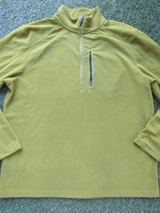 Rohan Microgrid Stowaway Zip Fleece 1/4 Zip Sweatshirt – Green – Size XL Mens