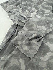 Burlebo Hoodie Mens Dri Fit Performance Outdoors Grey Camo Size 2XL