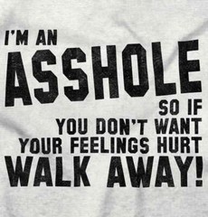 Dont Want Feelings Hurt Walk Away Funny Rude Adult Long Sleeve Crew Sweatshirt