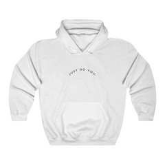 JUST DO YOU (hoodie) – pullover graphic oversize style – Black White Grey Red