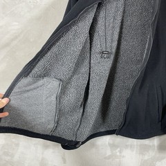 Dickies Sherpa Lined Fleece Hoodie Jacket Mens Large Workwear Black *pilling*