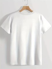 Men’s Retro Printed T-shirt Men Cotton T Shirt Loose Round Neck Short Sleeve❀