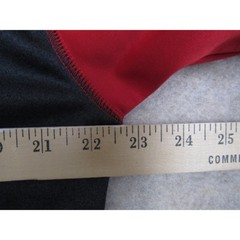 Badger Sport Mens Performance Hoodie Charcoal Red Colorblock Sweatshirt Medium