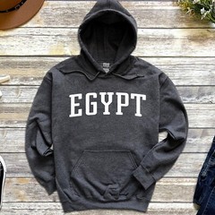 Egypt Hoodie | Egypt Pullover Hoodie | Nile River, Pyramids, Sphinx, Egyptian