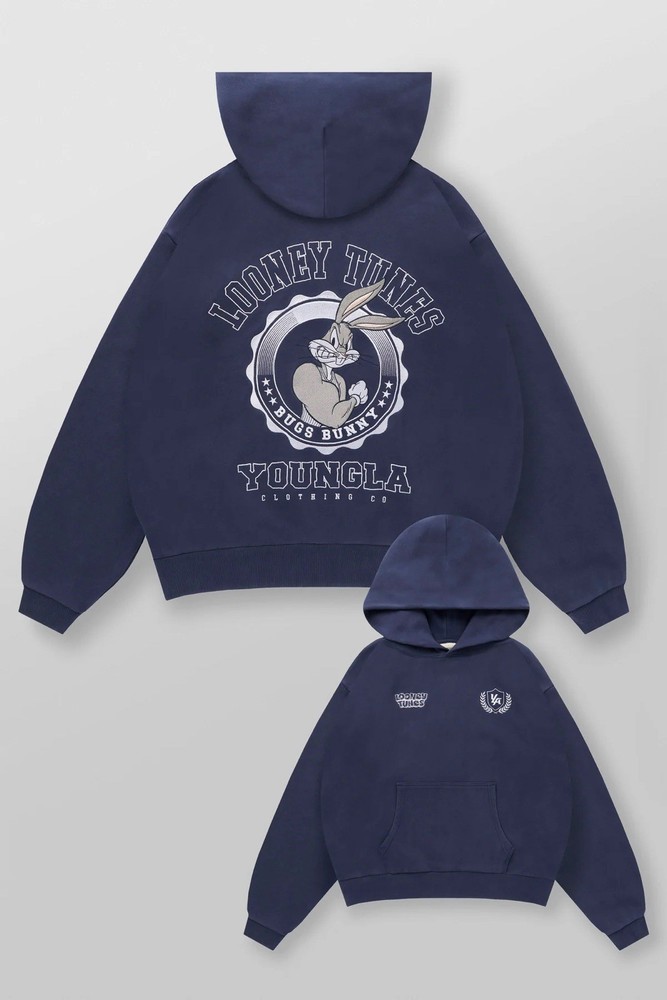 5114 – Looney Tunes Embroidered Hoodies – Pump Bunny – Size Medium (PREORDER)
